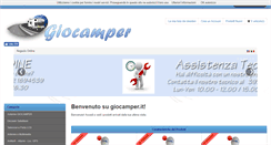 Desktop Screenshot of giocamper.it