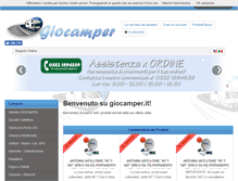 Tablet Screenshot of giocamper.it